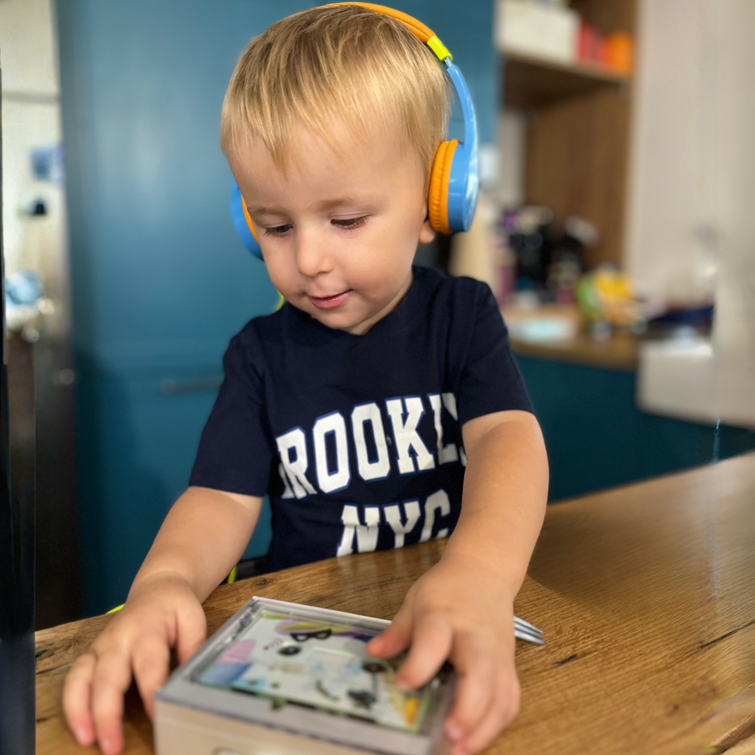 Słuchawki do Bajkofonu - pomarańczowe - obrazek 2