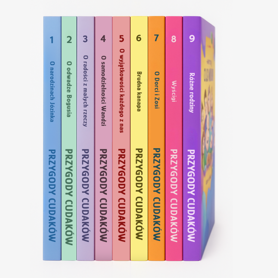 zestaw książek, Przygody Cudaków, monika hoffman-piszora, dzieciaki cudaki, książki dla dzieci, prezent dla dziecka, prezent na urodziny