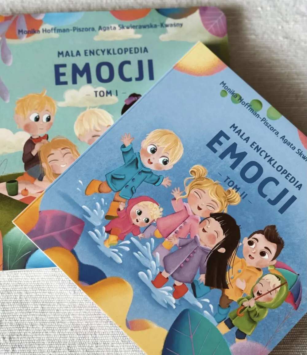 mala encyklopedia emocji zestaw, emocje dzieciaki cudaki monika hoffman ksiązki dla dzieci, prezent dla dziecka