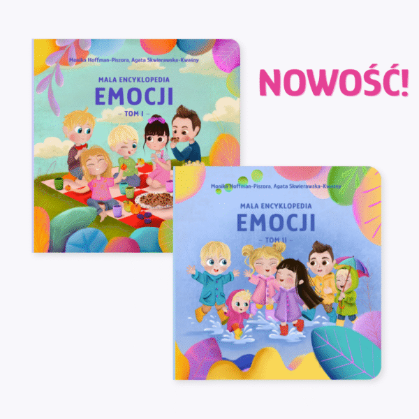 Zestaw książeczek "Mała encyklopedia emocji" TOM I + TOM II