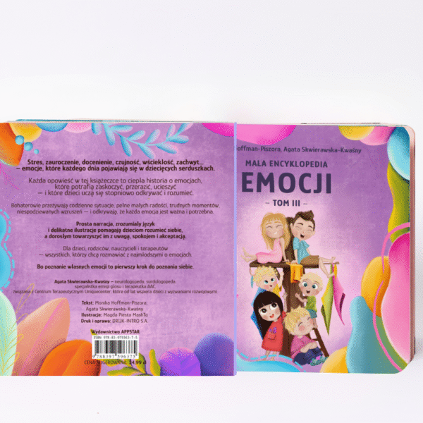 mala encyklopedia emocji, emocje dzieciaki cudaki monika hoffman ksiązki dla dzieci, prezent dla dziecka
