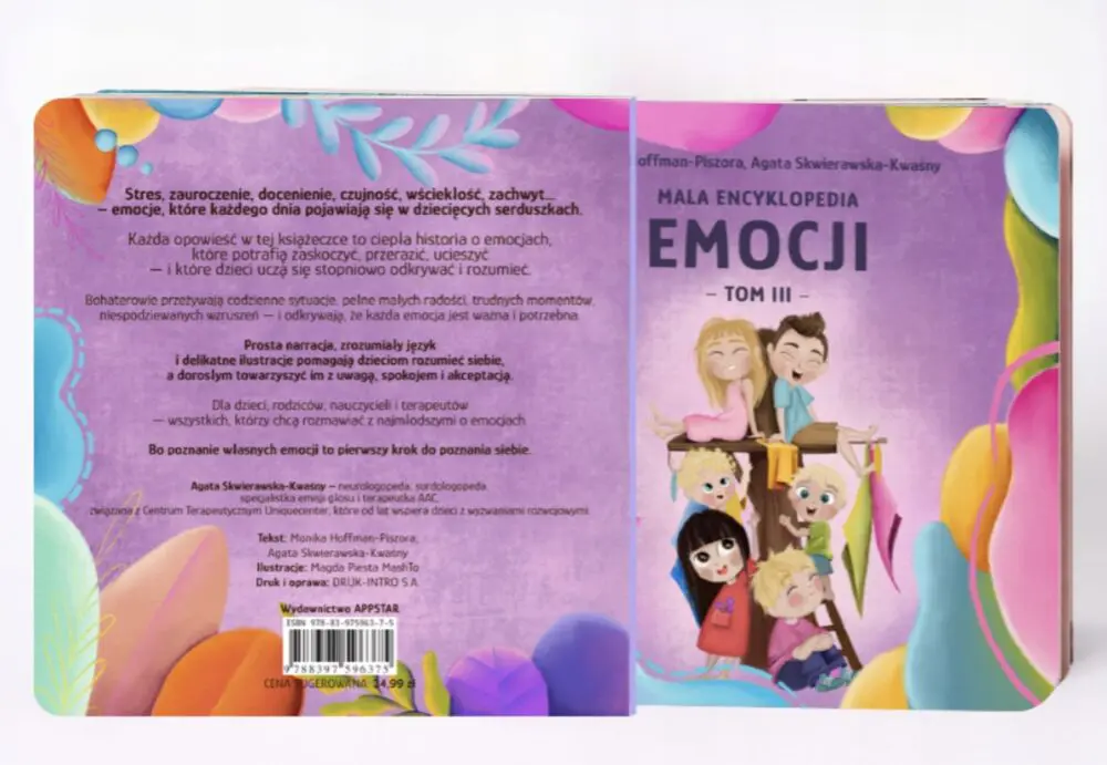 Zestaw książeczek „Mała encyklopedia emocji” TOM I + TOM II + TOM III - obrazek 4