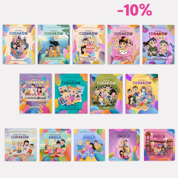 zestaw książek, Przygody Cudaków, monika hoffman-piszora, dzieciaki cudaki, książki dla dzieci, prezent dla dziecka, prezent na urodziny