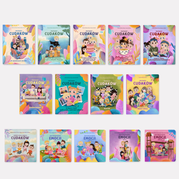 zestaw książek, Przygody Cudaków, monika hoffman-piszora, dzieciaki cudaki, książki dla dzieci, prezent dla dziecka, prezent na urodziny