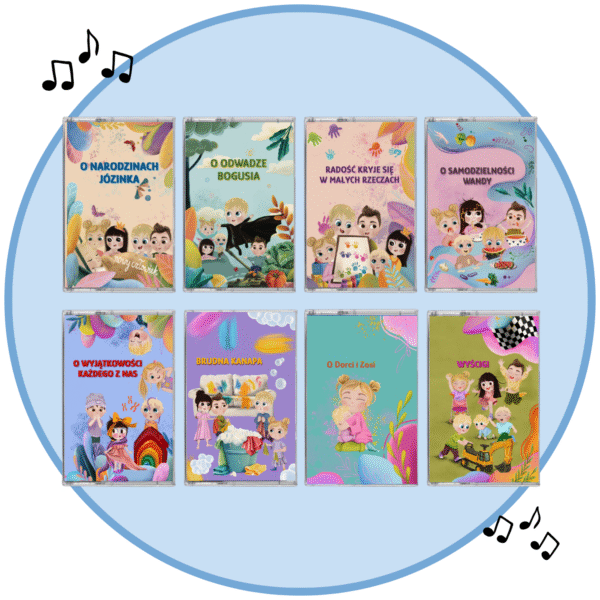 kasety magnetofonowe, audiobajki, bajki dla dzieci, przygody cudaków, dzieciaki cudaki, walkman, bajki bez telefonu, bajki offline