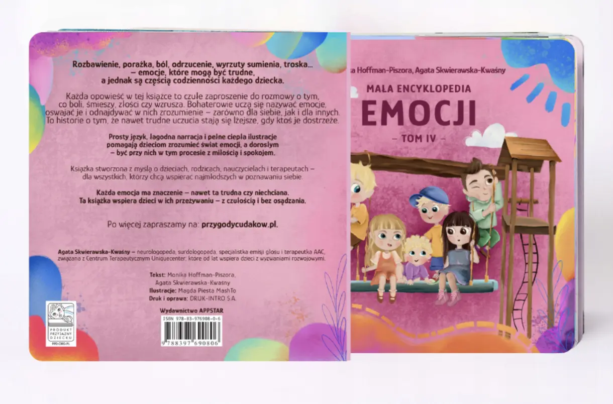 mala encyklopedia emocji, emocje dzieciaki cudaki monika hoffman ksiązki dla dzieci, prezent dla dziecka