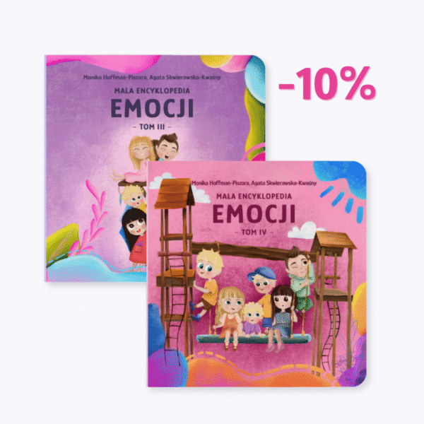 Zestaw książeczek "Mała encyklopedia emocji" TOM III + TOM IV
