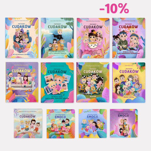 Zestaw 13 książek Przygód Cudaków