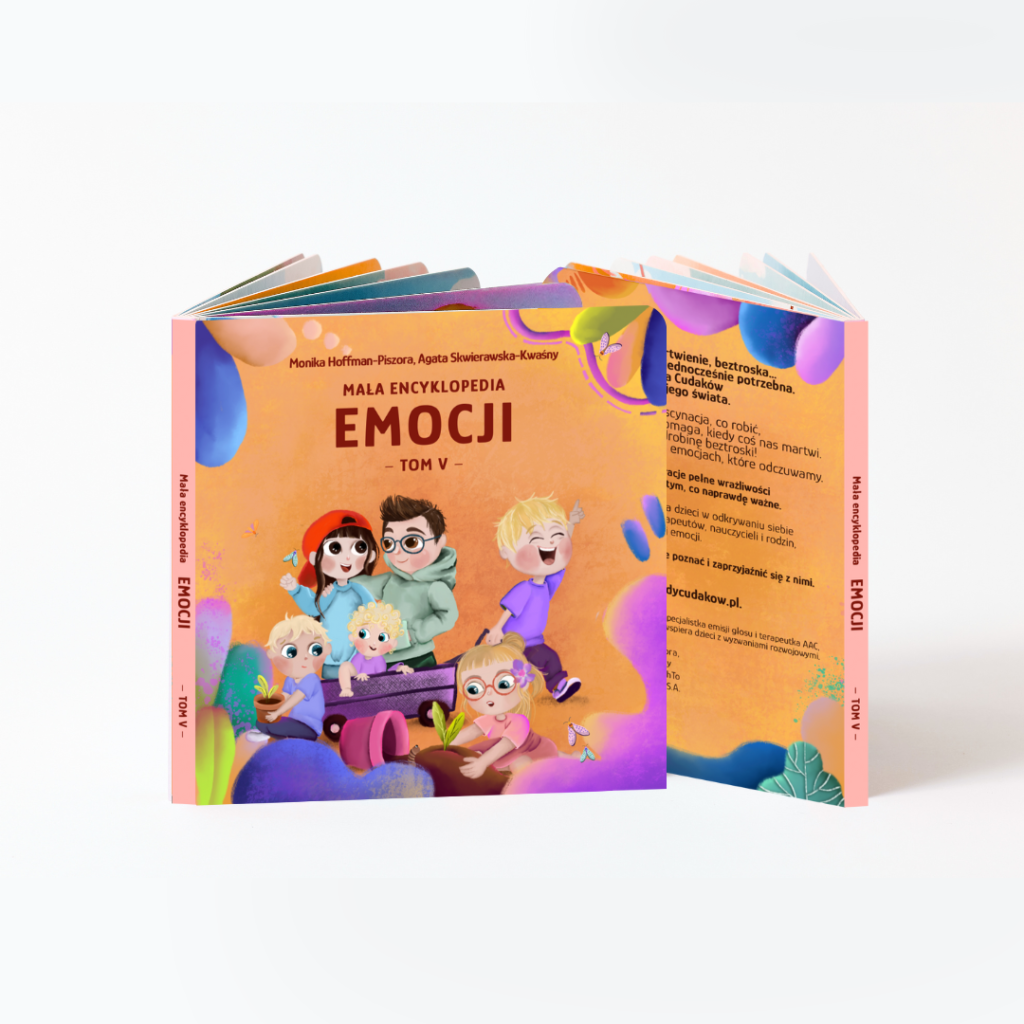 mala encyklopedia emocji, tom 5, emocje dzieciaki cudaki monika hoffman ksiązki dla dzieci, prezent dla dziecka
