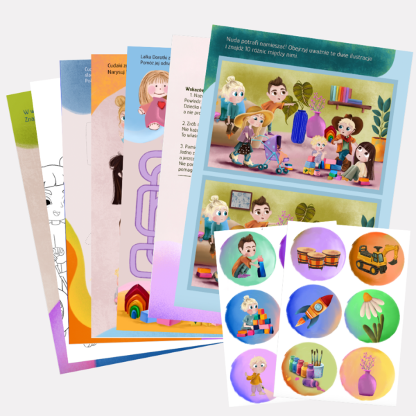 gazetka z dodatkiem, gazetka dla dzieci, przygody cudaków, cierpliwość, zagadki dla dzieci, emocje, zdrowa przekąska dla dzieci, prezent na święta, nuda