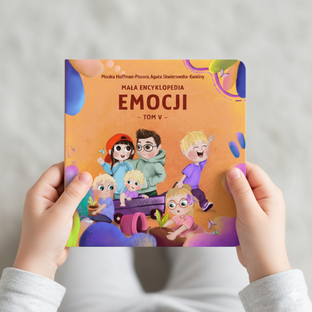 mala encyklopedia emocji, tom 5, emocje dzieciaki cudaki monika hoffman ksiązki dla dzieci, prezent dla dziecka