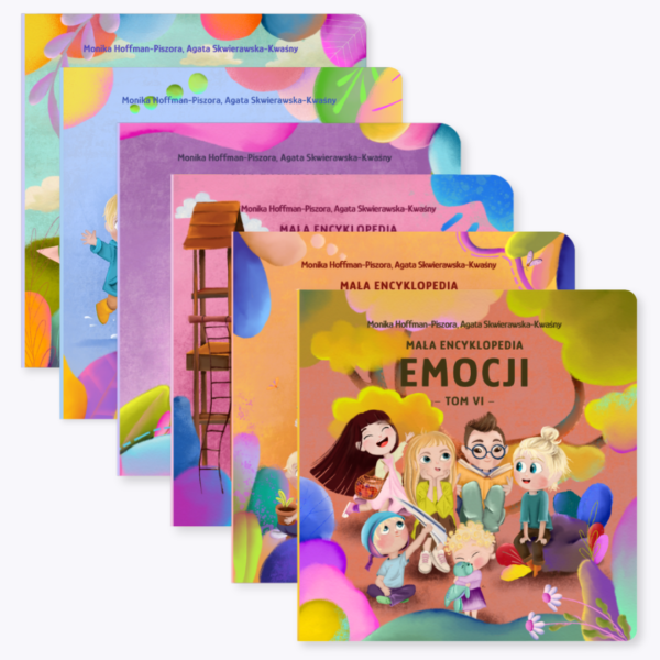 mala encyklopedia emocji, tom 6, emocje dzieciaki cudaki monika hoffman ksiązki dla dzieci, prezent dla dziecka, zestaw mała encyklopedia emocji