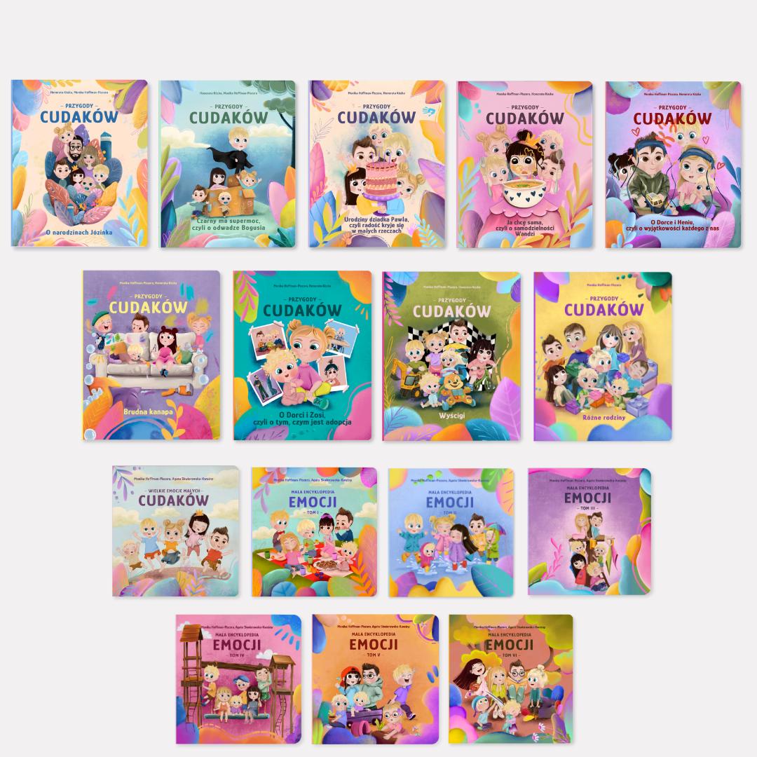 Zestaw wszystkich książek Przygód Cudaków
