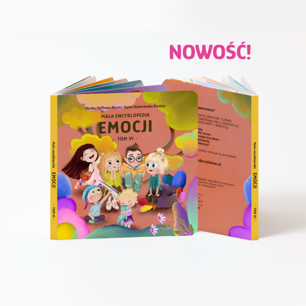 mala encyklopedia emocji, tom 6, emocje dzieciaki cudaki monika hoffman ksiązki dla dzieci, prezent dla dziecka