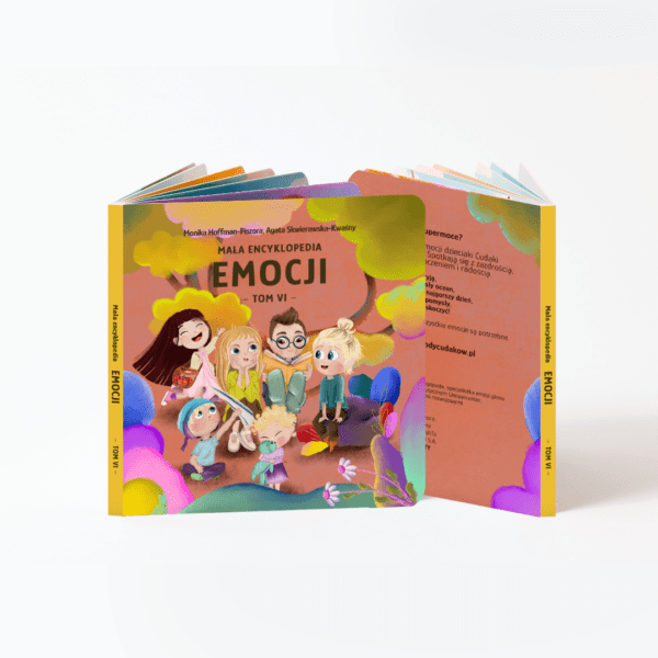 mala encyklopedia emocji, tom 6, emocje dzieciaki cudaki monika hoffman ksiązki dla dzieci, prezent dla dziecka