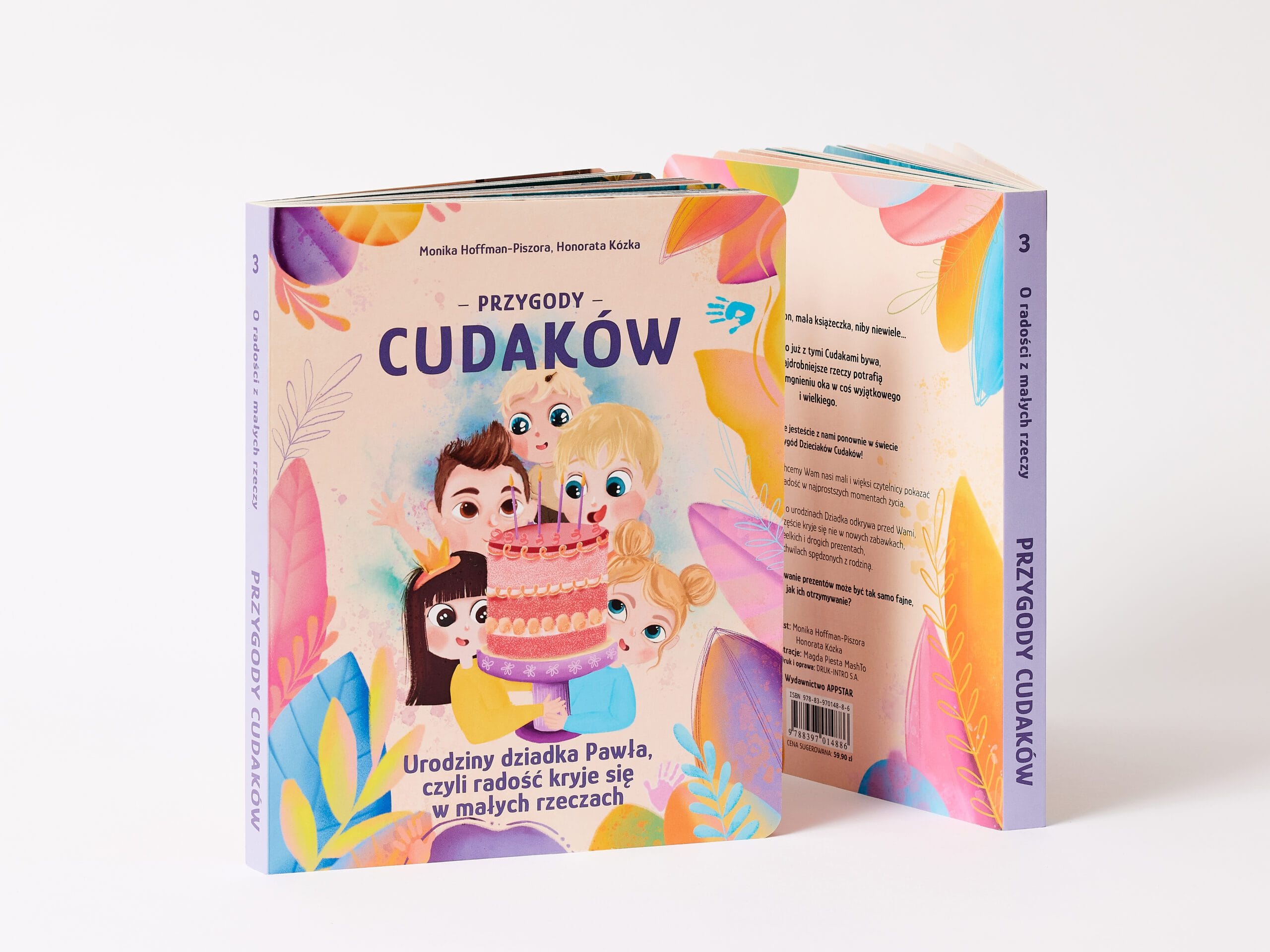 Książeczka "Urodziny Dziadka Pawła, czyli radość kryje się w małych rzeczach" Przygody Cudaków TOM III