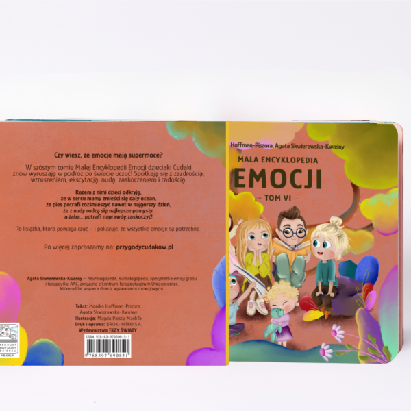 mala encyklopedia emocji, tom 6, emocje dzieciaki cudaki monika hoffman ksiązki dla dzieci, prezent dla dziecka